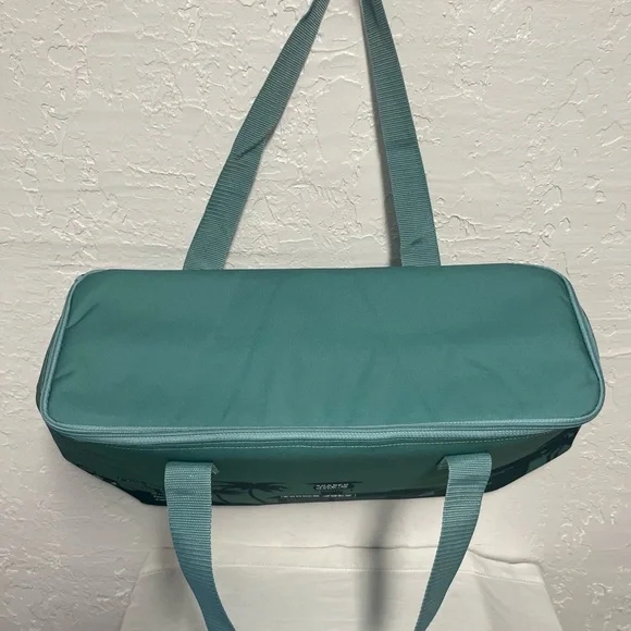 Trader Joe's Teal Logo LARGE Insulated Tote Bag NEW!! - Picture 3 of 11